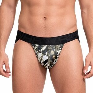 Hawai XL (34-36) Jockstrap Athletic Supporter Green Military Camouflage Print